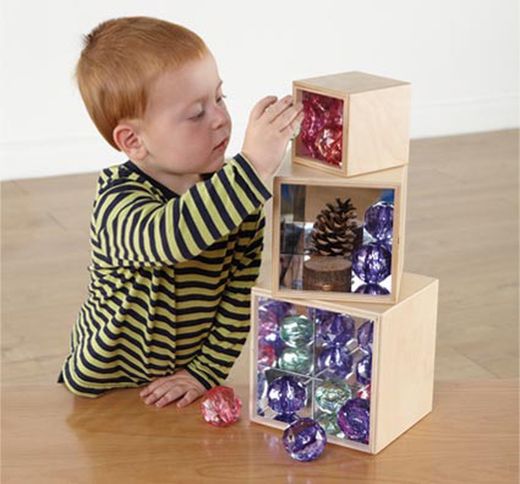 Cajas con espejos