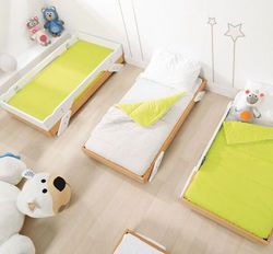 Cama baja apilable