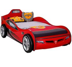 Cama coche infantil Coupe roja