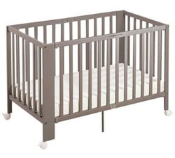Cuna con barrotes plegable basic