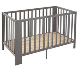 Cuna con barrotes plegable basic