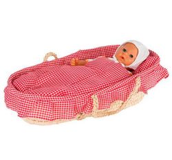 Capazo de mimbre para muñecas