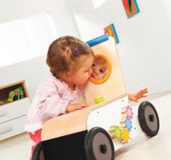 Carrito andador infantil con Cajón woody