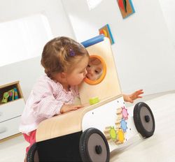 Carrito andador infantil con Cajón woody