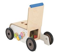 Carrito andador infantil con Cajón woody