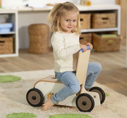 Carrito andador infantil con Cajón woody