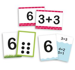 Cartas de aprendizaje los números y su descomposición