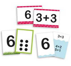 Cartas de aprendizaje los números y su descomposición