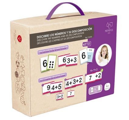 Cartas de aprendizaje los números y su descomposición