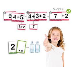 Cartas de aprendizaje los números y su descomposición