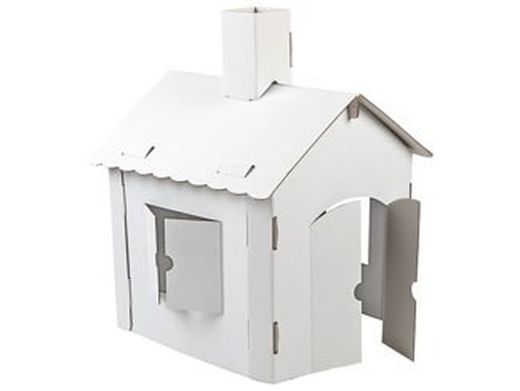 Casa de cartón para decorar