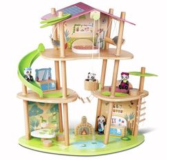 Casa ecorresponsable familia panda