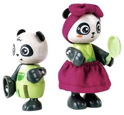 Casa ecorresponsable familia panda