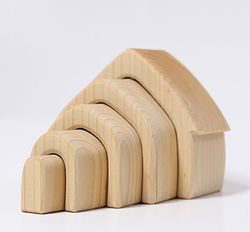Casa forma encaja tamaños naturales