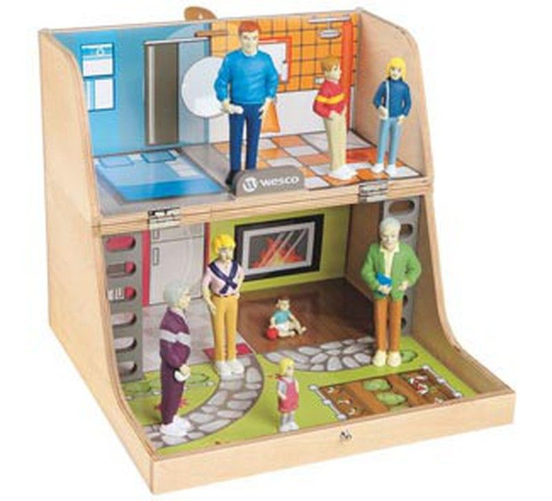 Casita de muñecas infantil portátil — La Tienda De La Familia