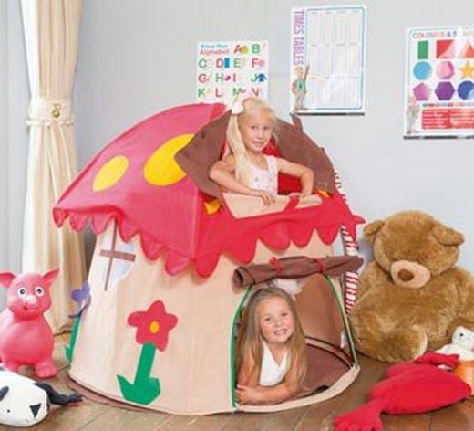 Casita de tela infantil el champiñon