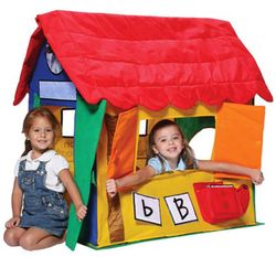 Casitas de tela infantil la escuela