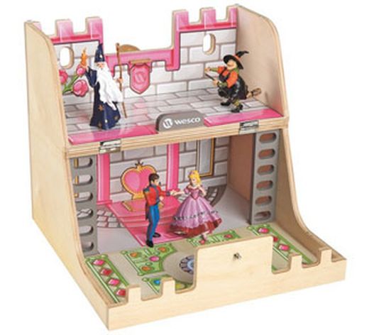 Castillo de princesa infantil portátil