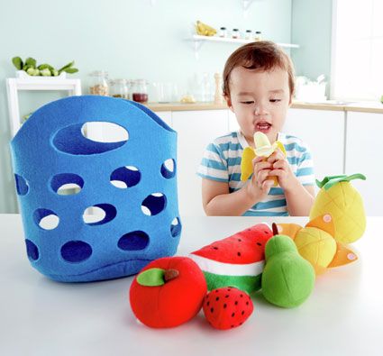 Cesta de Frutas en Tela