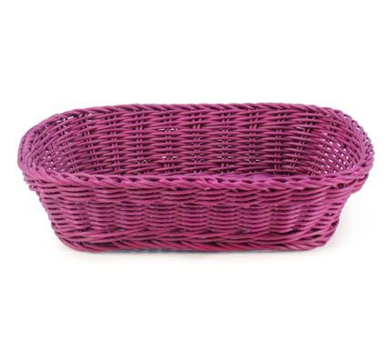 Cesta polyratan  26,5 x 19 x 7 cm