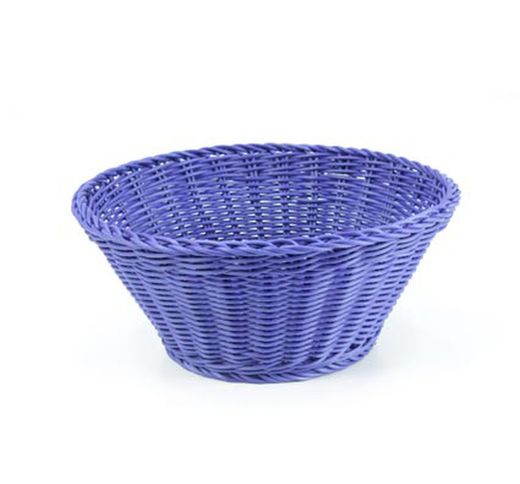 Cesta polyratan ø 25 x12 cm