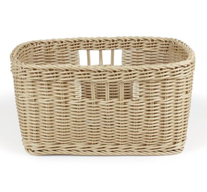 Cesto polyratan cubeta 32x23x16,5cm