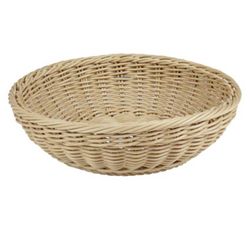 Cesto polyratan ø29x8cm