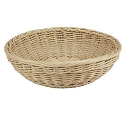 Cesto polyratan ø29x8cm