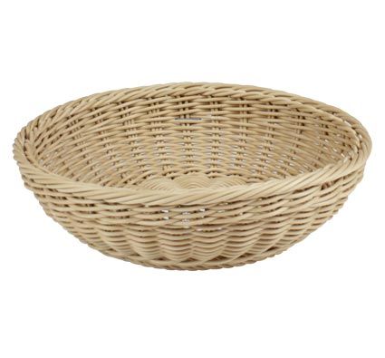 Cesto polyratan ø29x8cm