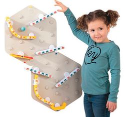 Circuito de canicas mural vertiplay set de 2 paneles