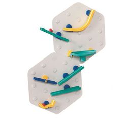 Circuito de canicas mural vertiplay set de 2 paneles
