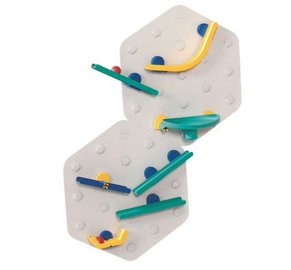 Circuito de canicas mural vertiplay set de 2 paneles