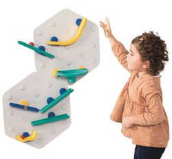 Circuito de canicas mural vertiplay set de 2 paneles