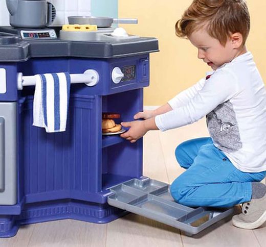 Cocina azul