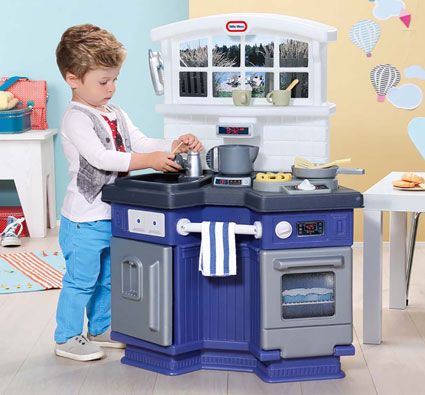 Cocina azul