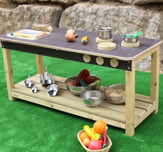 Cocina baja para exterior ludinatura