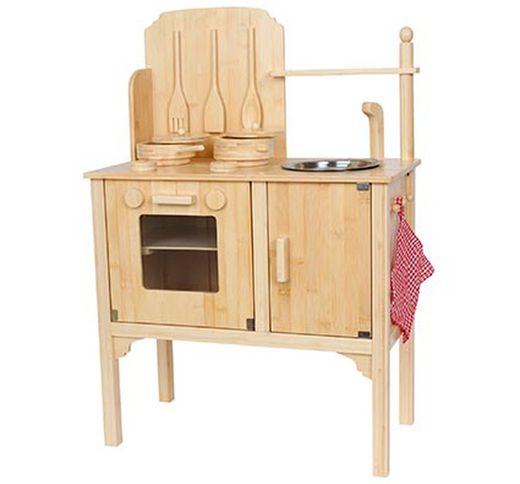 Cocina rustica de bambú