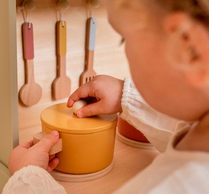 Cocinita de madera juego a cocinar