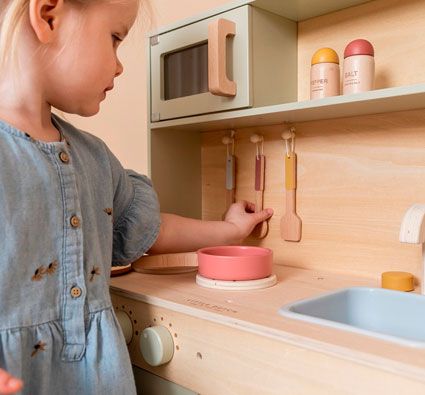 Cocinita de madera juego a cocinar