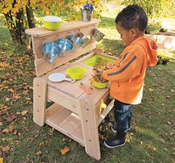 Cocinita exterior infantil Los Elementos 3 en 1