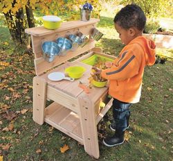 Cocinita exterior infantil Los Elementos 3 en 1