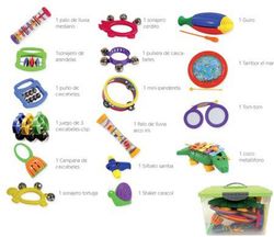 Cofre mini-melomano 16 instrumentos