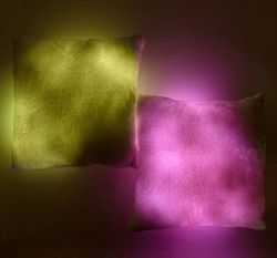 Cojín con luz cuadrado