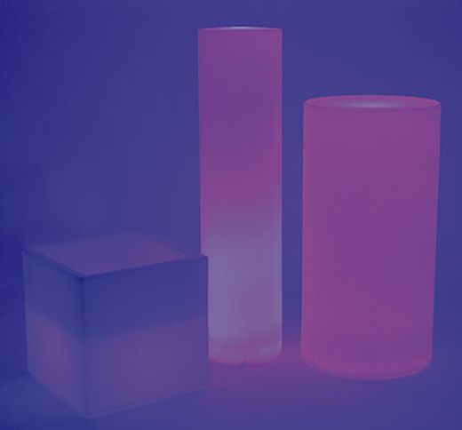 Columna cromoterapia de luz altura 80 cm