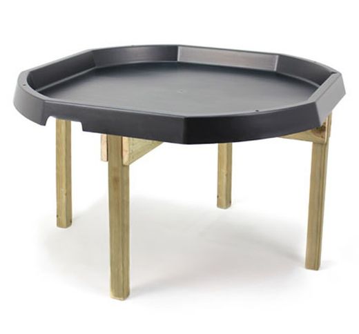 Conjunto de 2 bandejas mundo activo con soportes de madera dos alturas