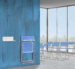 Conjunto de 6 Sillas Plegable PLIS y soporte de pared
