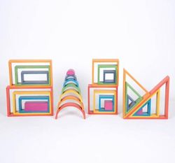Conjunto de arcoíris arquitecto