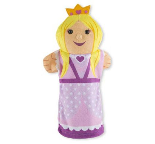 Conjunto de cuatro marionetas los cuentos princesa y dragón