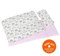 Conjunto de ropa de cama para camita de muñeca