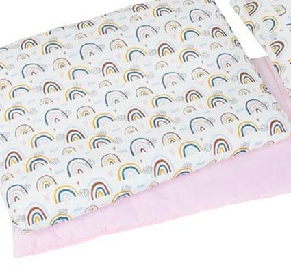 Conjunto de ropa de cama para camita de muñeca